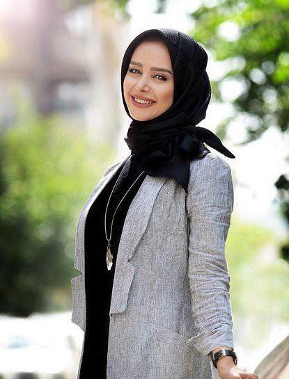 عکس با حجاب الناز حبیبی