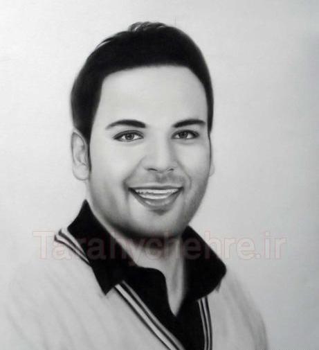 عکس طراحی چهره احسان علیخانی
