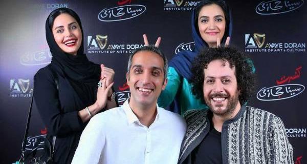عکس سینا حجازی و پدرش