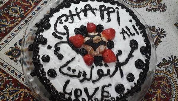 عکس روی کیک تولد برای همسر