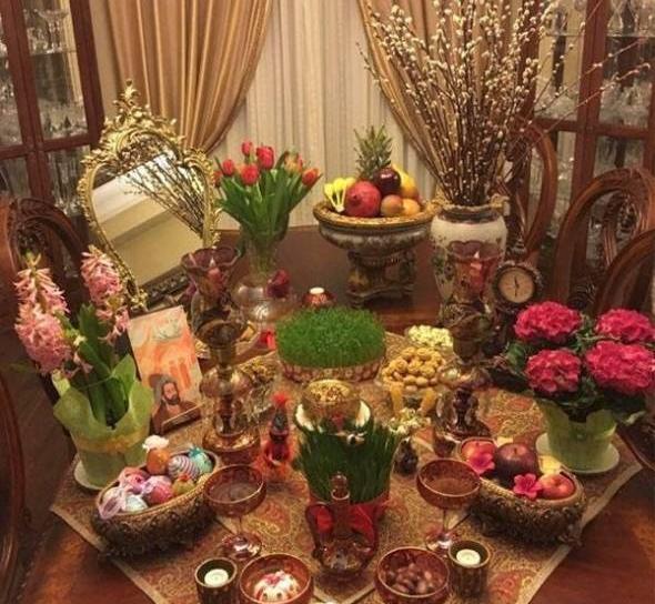 عکس ایده برای سفره هفت سین جدید