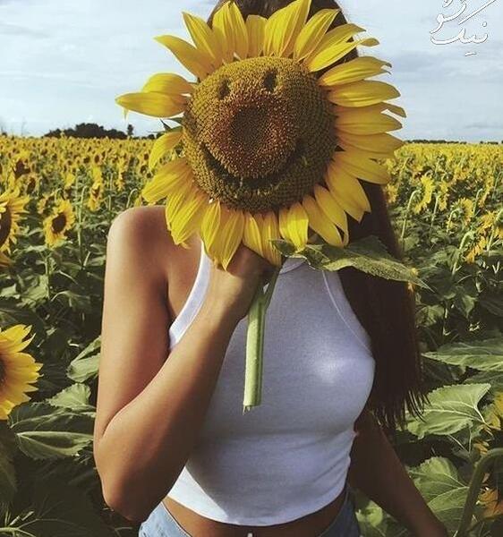 عکس دختر زیبا در فصل بهار