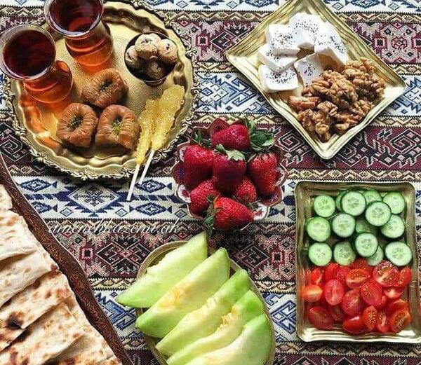 عکس طبیعت صبحانه