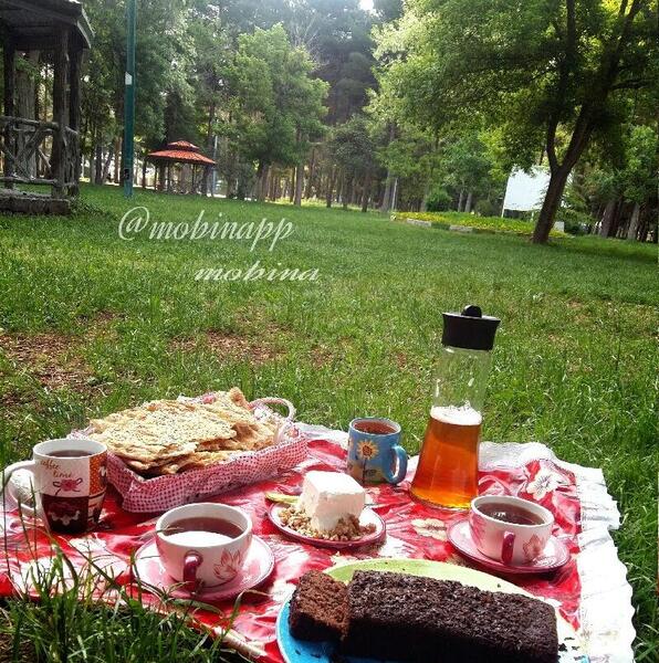 عکس طبیعت صبحانه