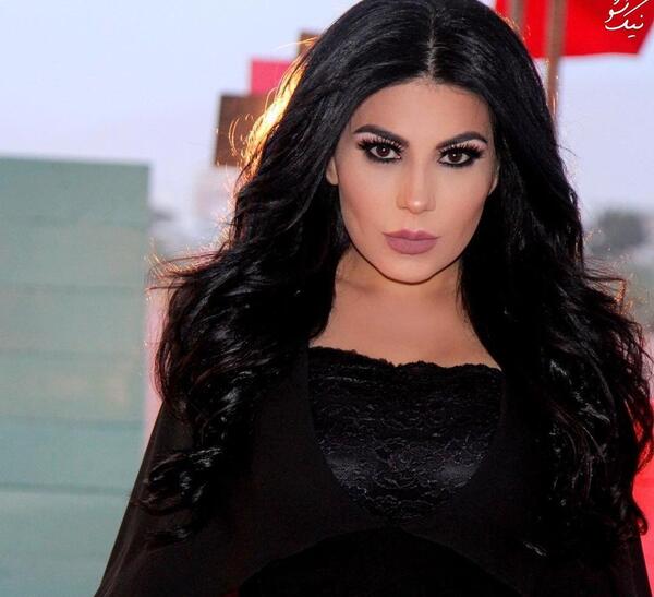 عکس آریانا سعید با آرایش