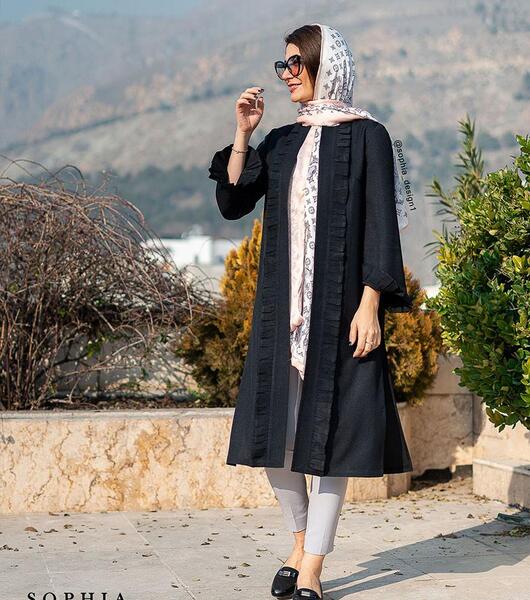 عکس مدل مانتو جدید چین دار