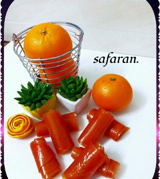 عکس لواشک پرتقال