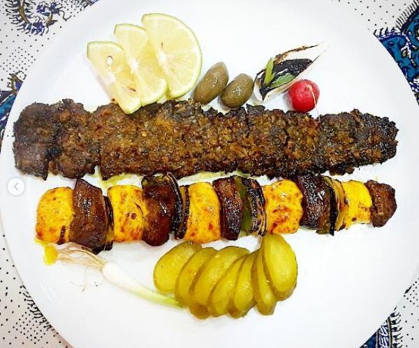 عکس چلو کباب قفقازی