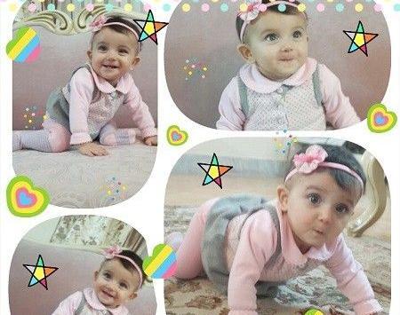 عکس نوشته پسرم هفت ماهگیت مبارک