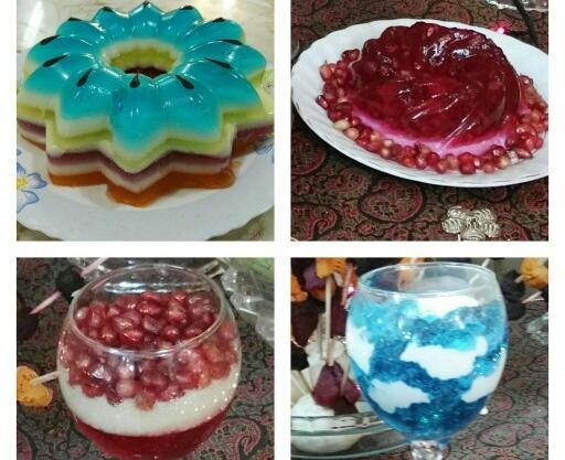 عکس ژله واسه شب یلدا