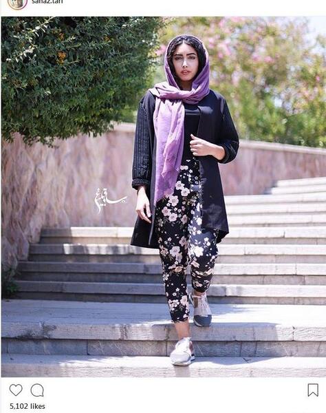 عکسهای لو رفته ساناز طاری
