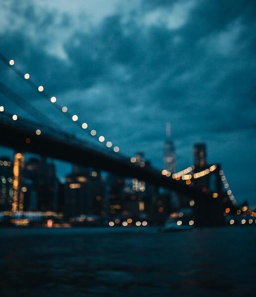 عکس شب شهر شلوغ
