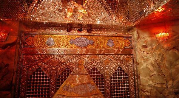 عکس امام حسین در قتلگاه