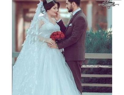 عکس عاشقانه عروس و داماد