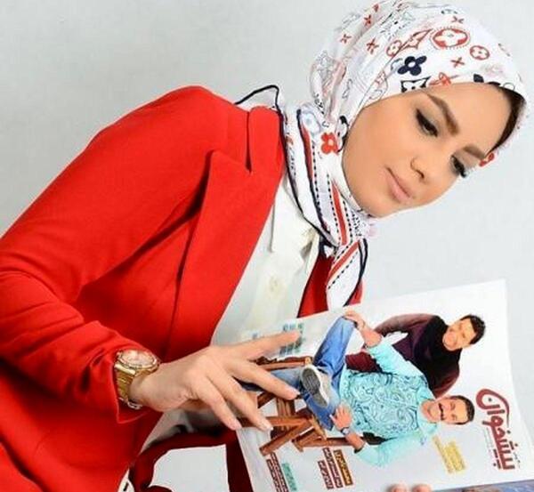 عکس مبینا نصیری و همسرش