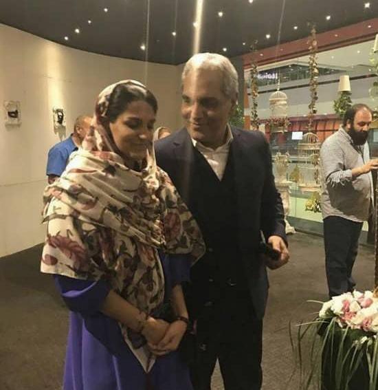 عکس عاشقانه مهران مدیری و همسرش