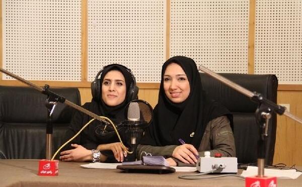 عکس اسیه گرجی گوینده رادیو