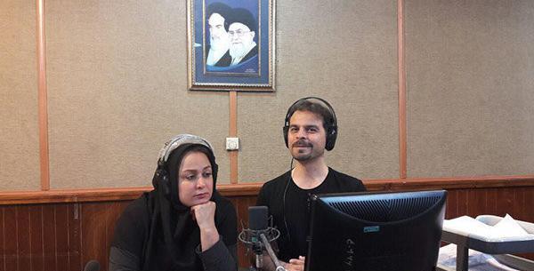 عکس اسیه گرجی گوینده رادیو