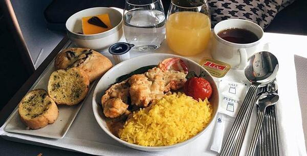 عکس غذای هواپیما ایران
