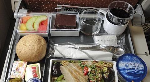 عکس غذای هواپیما ایران