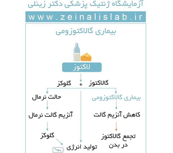 عکس بیماری گالاکتوزمی