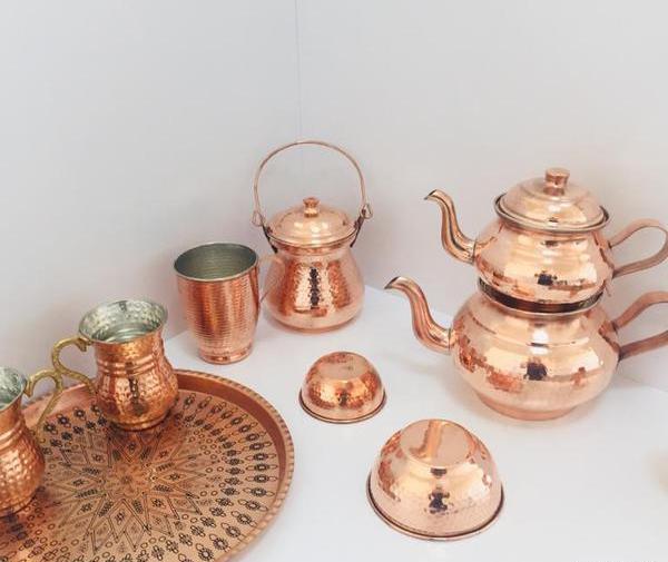 عکس نوشته خواص ظروف مسی