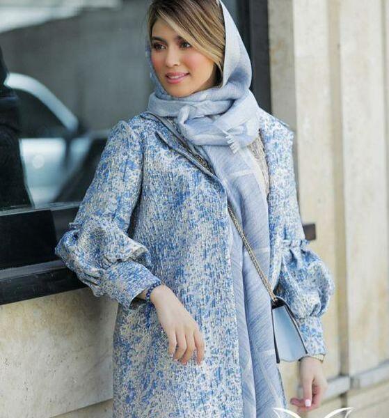 عکس مدل مانتو پارچه ژاکارد