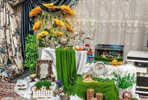 عکس سفره هفت سین قرانی