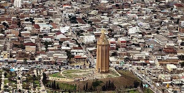 عکس هوایی گنبد کاووس