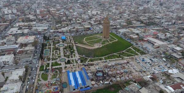 عکس هوایی گنبد کاووس