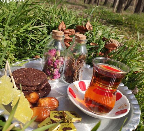 عکس چای اتیشی در طبیعت