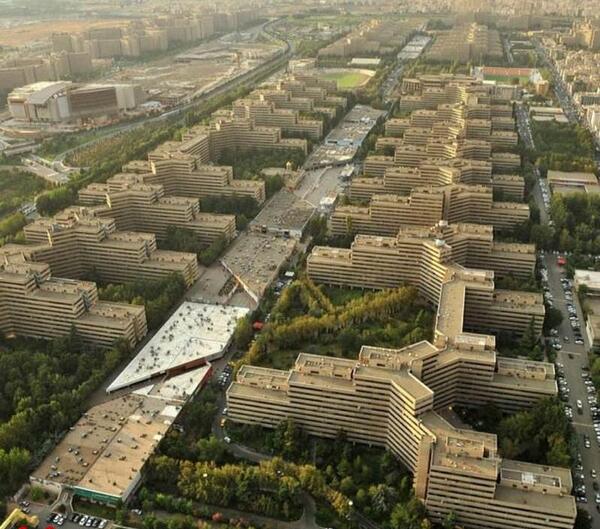 عکس هوایی از تهران