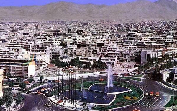 عکس هوایی از تهران