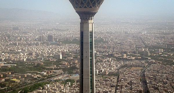 عکس هوایی از تهران