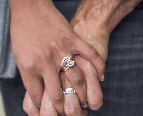 عکس حلقه ازدواج زوج