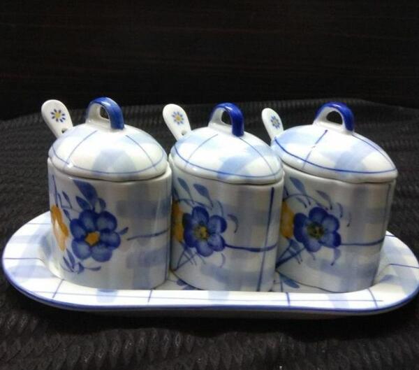 عکس ظروف گل پنبه ای