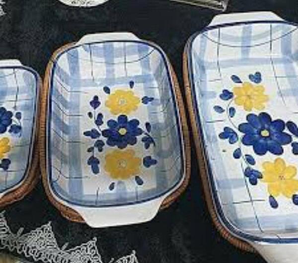 عکس ظروف گل پنبه ای