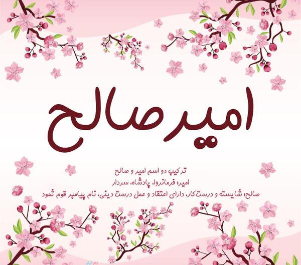 عکس نوشته امیر صالح