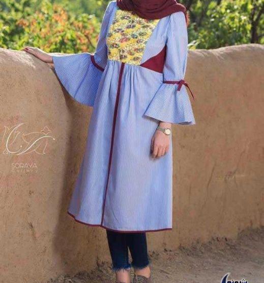 عکس مانتو دخترانه ساده
