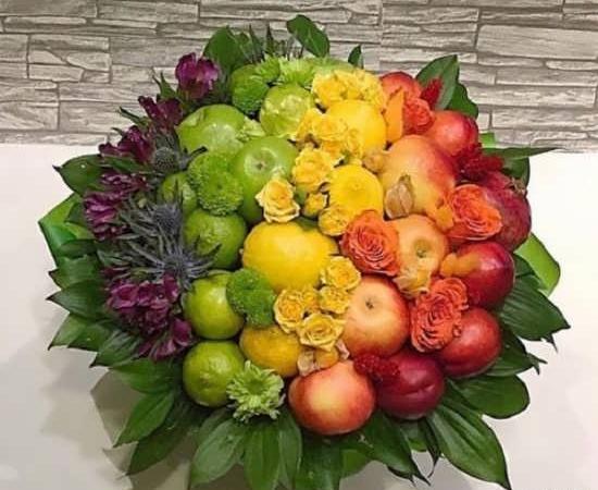 عکس ظروف گل میوه ای
