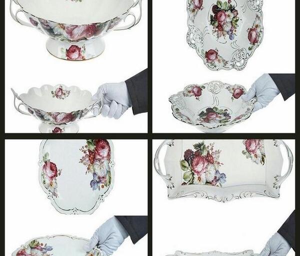 عکس ظروف گل میوه ای
