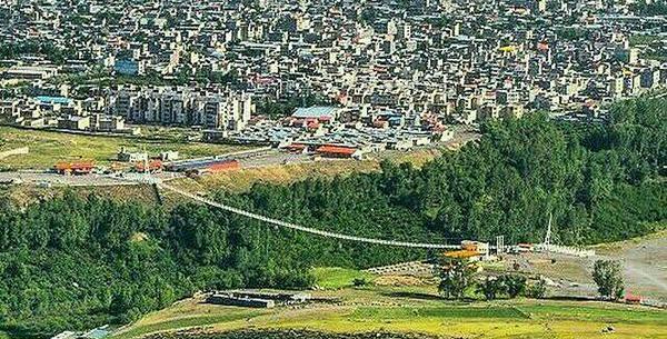 عکس هوایی مشگین شهر