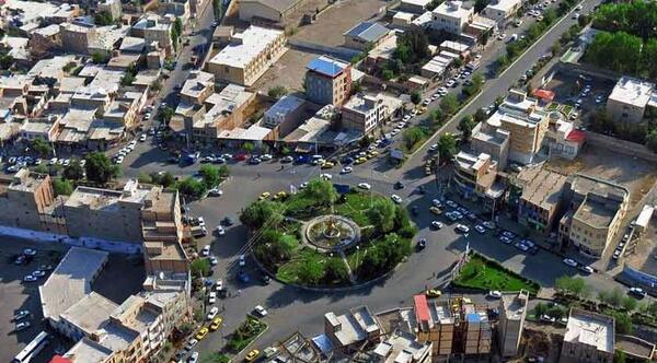 عکس هوایی مشگین شهر