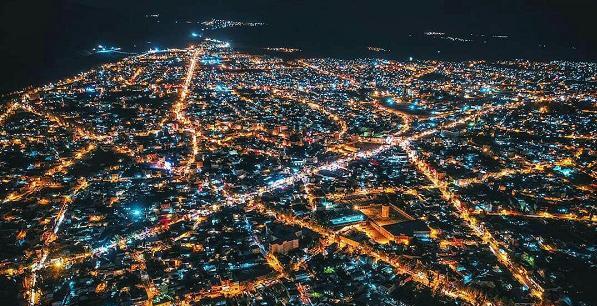 عکس هوایی مشگین شهر