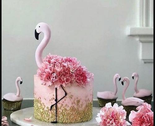 عکس کیک فلامینگو