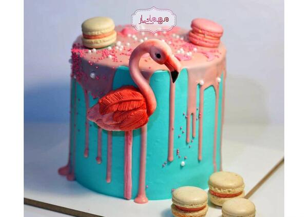 عکس کیک فلامینگو