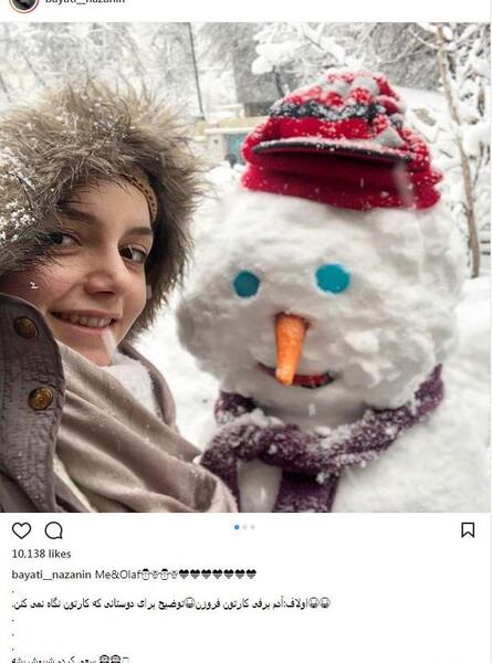 عکس آدم برفی اولاف