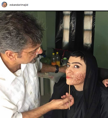 عکس صورت طلا در بانوی عمارت
