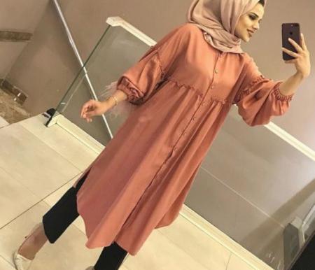 عکس مدل مانتو دخترانه شیک بلند