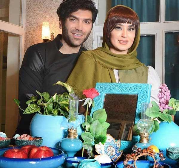 عکس امیر صدهزاری و همسرش